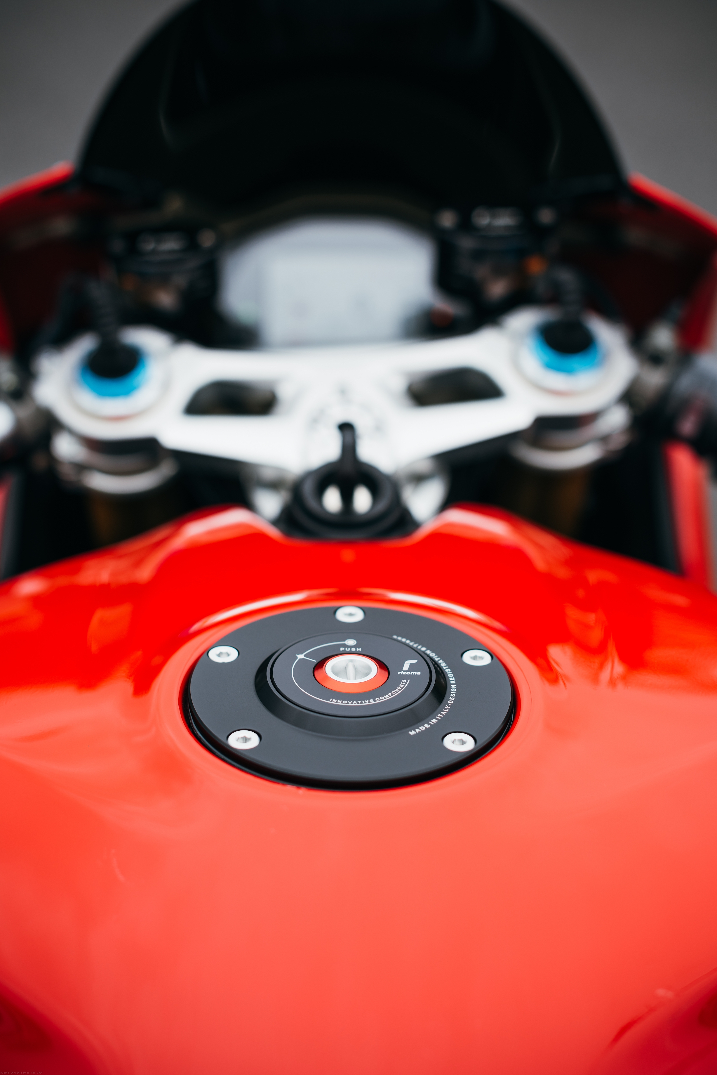 Rizoma Billet Aluminum Gas Cap TF042B Ducati / Streetfighter